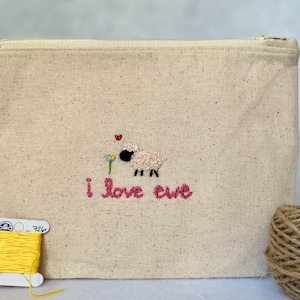 Cosmetic Travel Tote - I Love Ewe