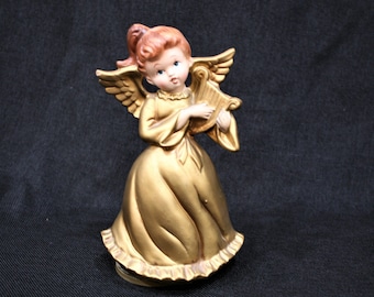 Mid Century - Christmas Angel - Boîte à musique - Or - Années 1950-60 - Japon