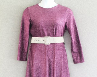 Purple - Sparkle Metallic - Party Gown - by ENDERON - Estimated size