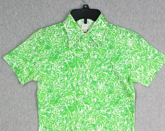 The Lilly - 1970s - Lilly Pulitzer - Sportswear - Tiger - Golf Shirt