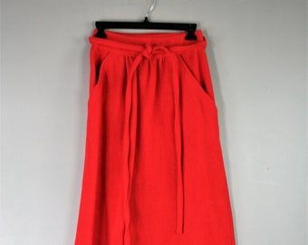 The BEENE Bag - Circa 1970&#39;s Geoffrey Beene - Wool Wrap Skirt - Maxi