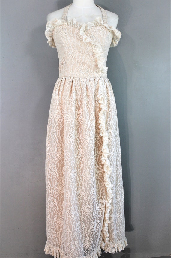 Victor Costa - Lace - Casual Wedding Dress - Ivory