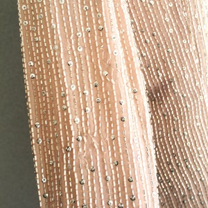 Petal Pink Beaded Cocktail Dress Wedding Guest Mother of Bride by Jack Bryan Marked size 12 image 5