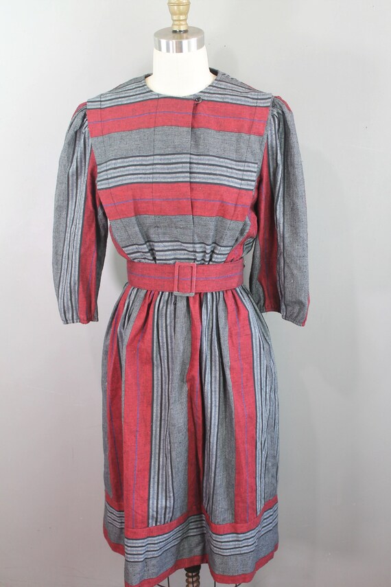 1970's Carol of New York Shirtdress-Size 12 - image 4