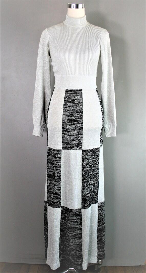 Wenjilli - Silver/Black Metallic Knit Lame - Slink