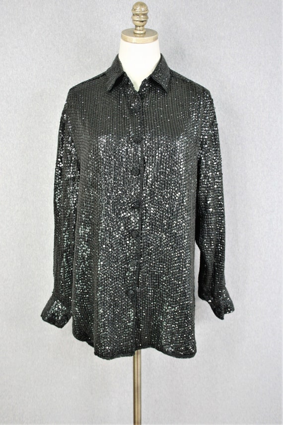 1990s' - Beaded and Sequined - Trophy - Sparkle - 