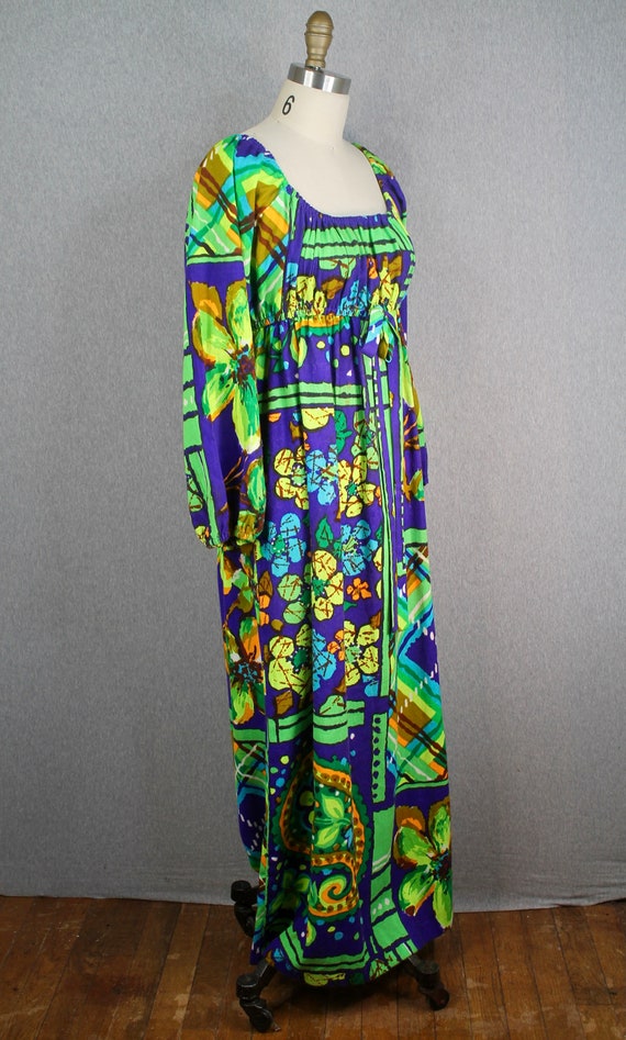 1970s tropical dress