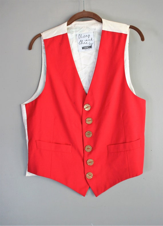 Moschino - Cheap Chic - Designer Vest - Op Art - image 6