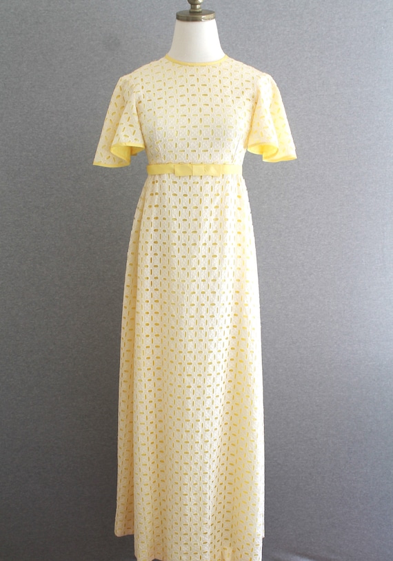 1960s - Buttercup - Eyelet over Yellow Lining - Me