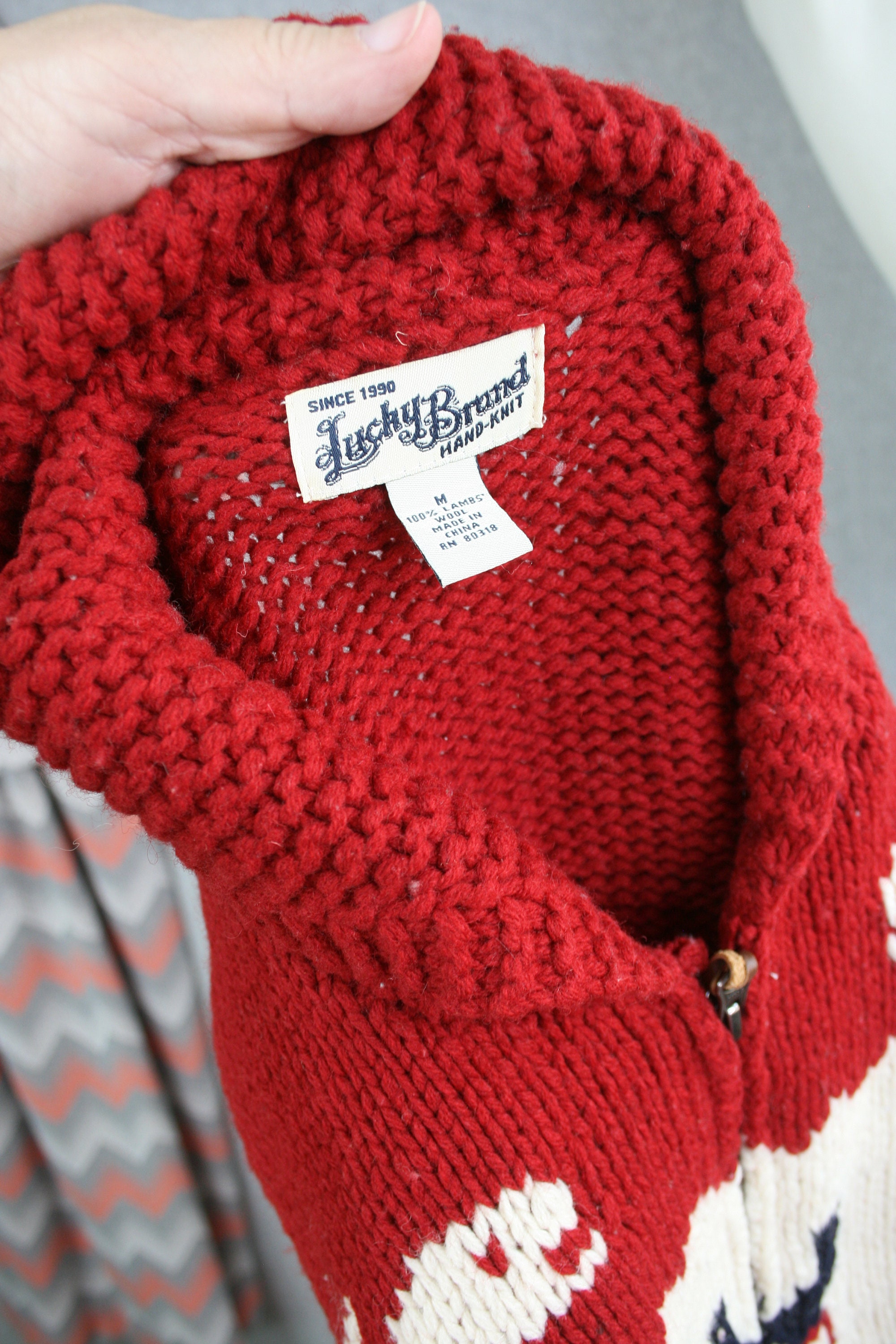 Cowitchan - Lucky Brand - Hand-knit - Cardigan - Totem Pole