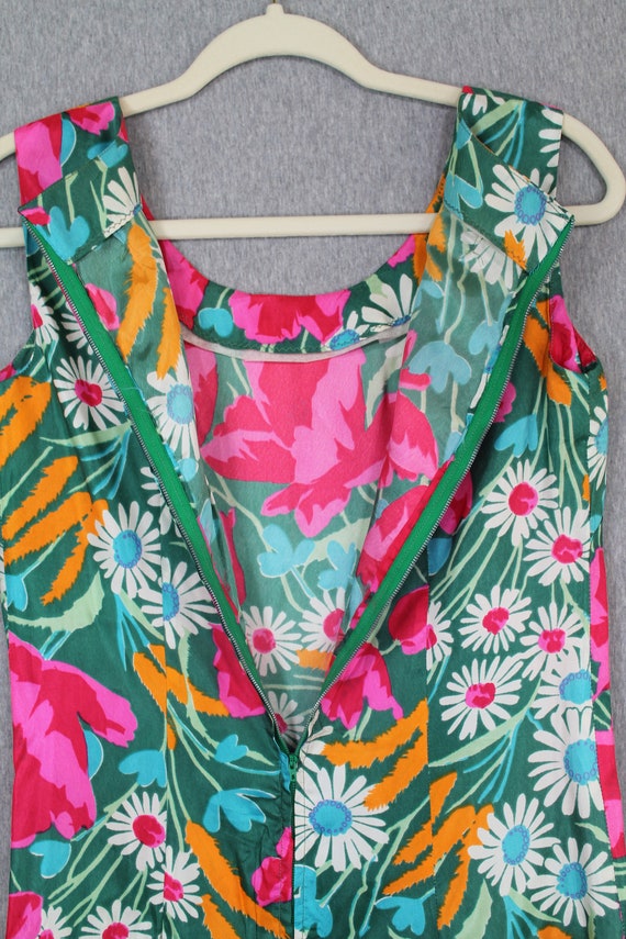 1960s Floral Romper - Retro, Mod -  Playsuit, Jum… - image 4