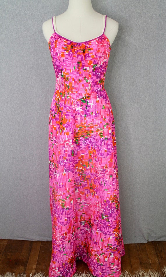 deweese design dress Buy 1970s Deweese Design Bullet Bra Dress - Beach Maxi - Hot Colors -  Summer Dress - Swim and Sun - Resort Wear Online in India