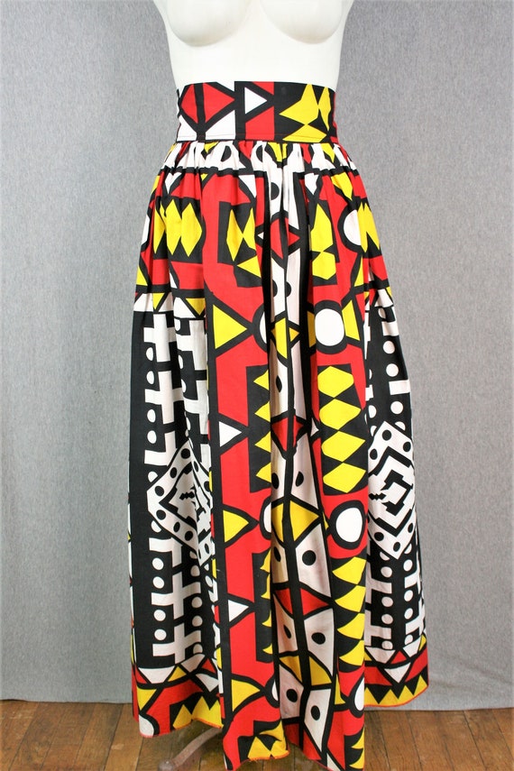 1980s "Material Girl" - Wide Waistband - Maxi Ski… - image 1