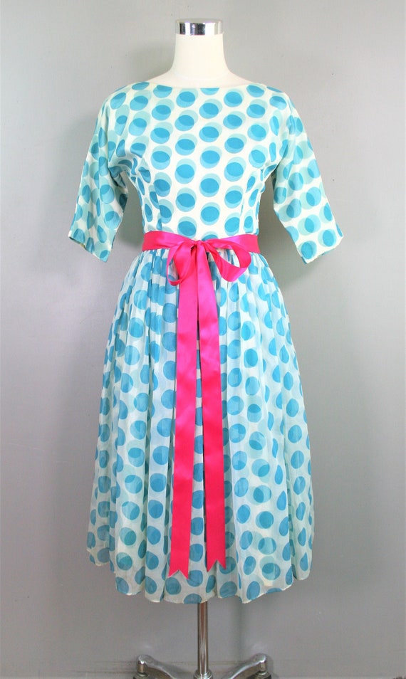 Double Vision - 1950's - Organza - Polka-dot - Pin