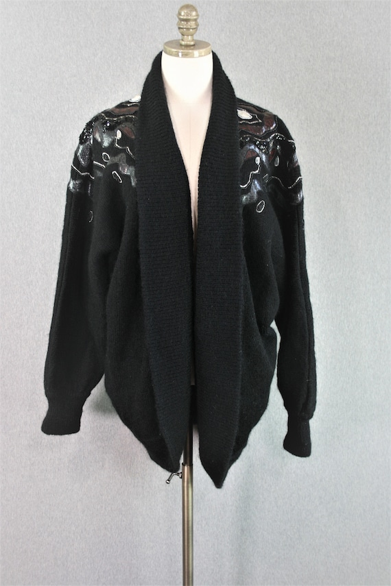 1980s - Michael Carol - Mohair Cardigan - Sweater… - image 2