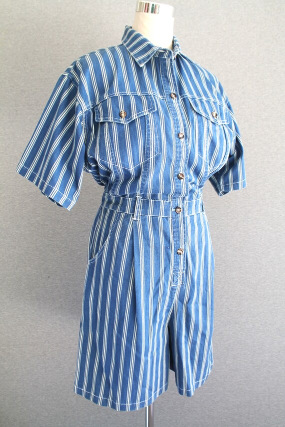 COUNTRYSIDE CHARM DENIM ROMPER