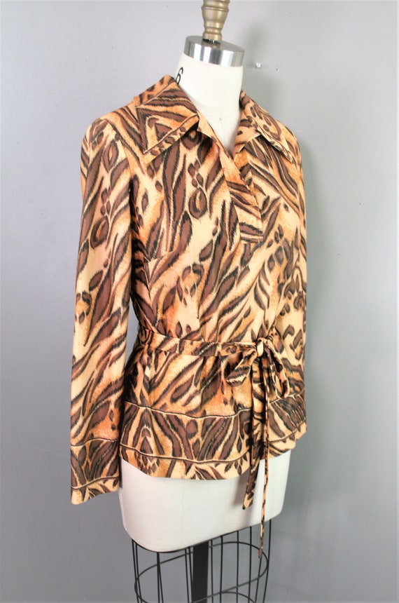 1970's - Henry Lee - Tiger Tunic - Estimated size 