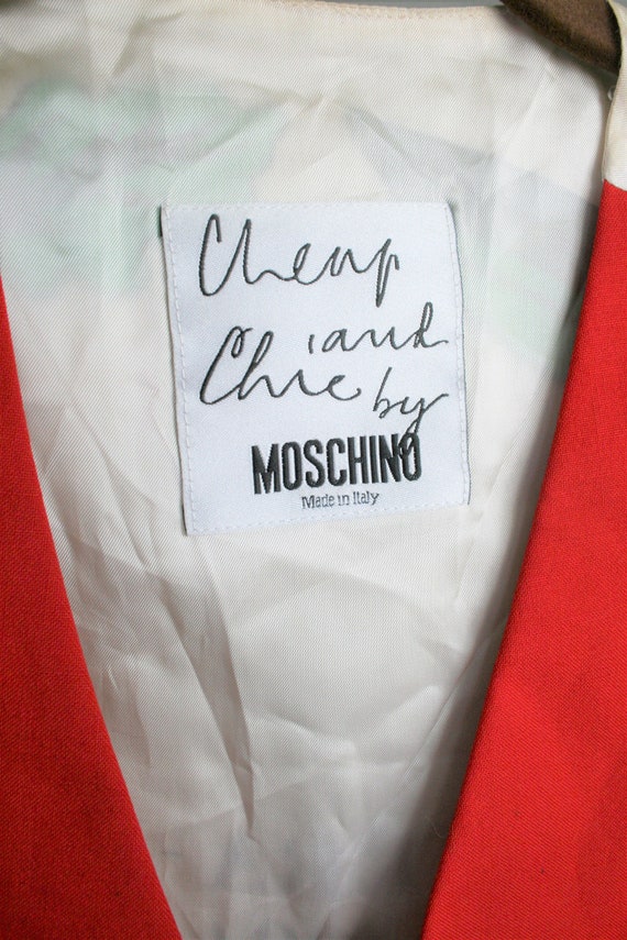 Moschino - Cheap Chic - Designer Vest - Op Art - image 4