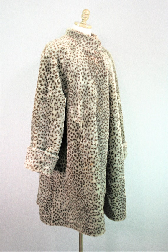 1980s - Gray Leopard - UTEX Classic - Marked size M - Gem