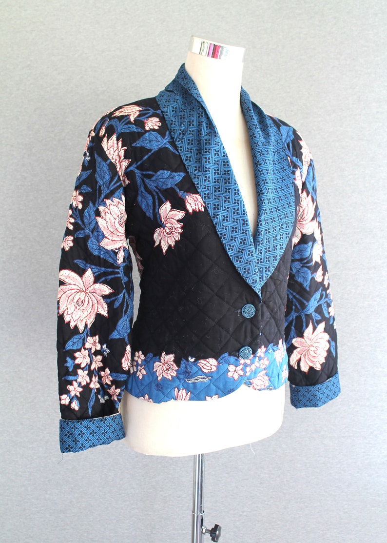 1980s Cropped Quilted Jacket by Carole Little Golden Girls image 4