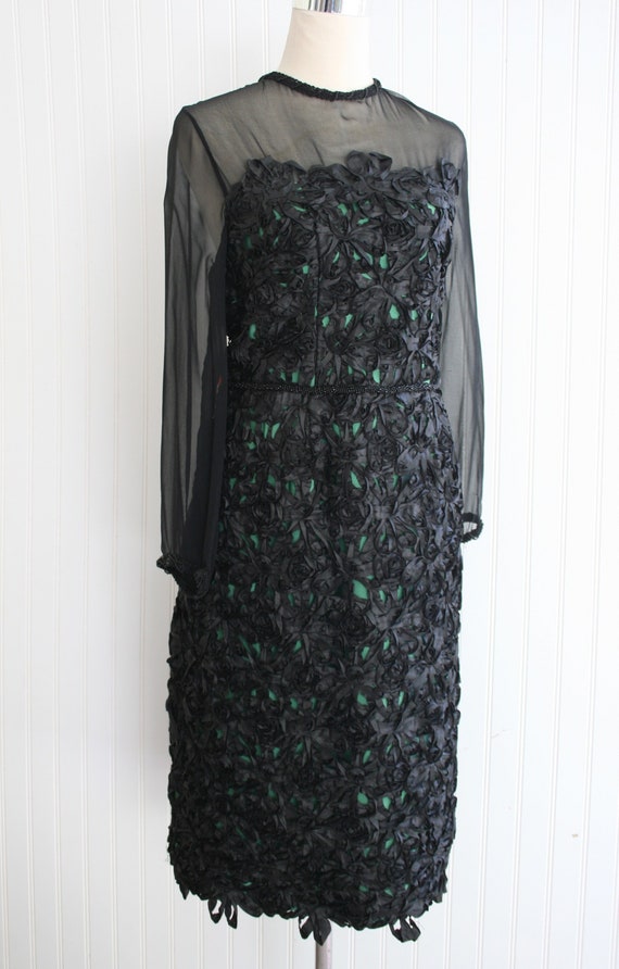 1980-90s - Timeless  - Black - Soutache Lace - Coc