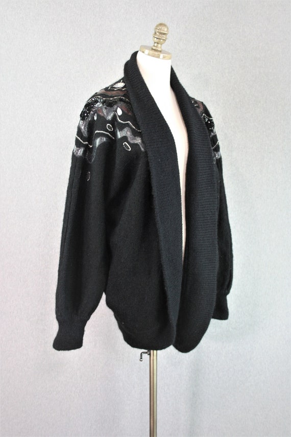 1980s - Michael Carol - Mohair Cardigan - Sweater… - image 1