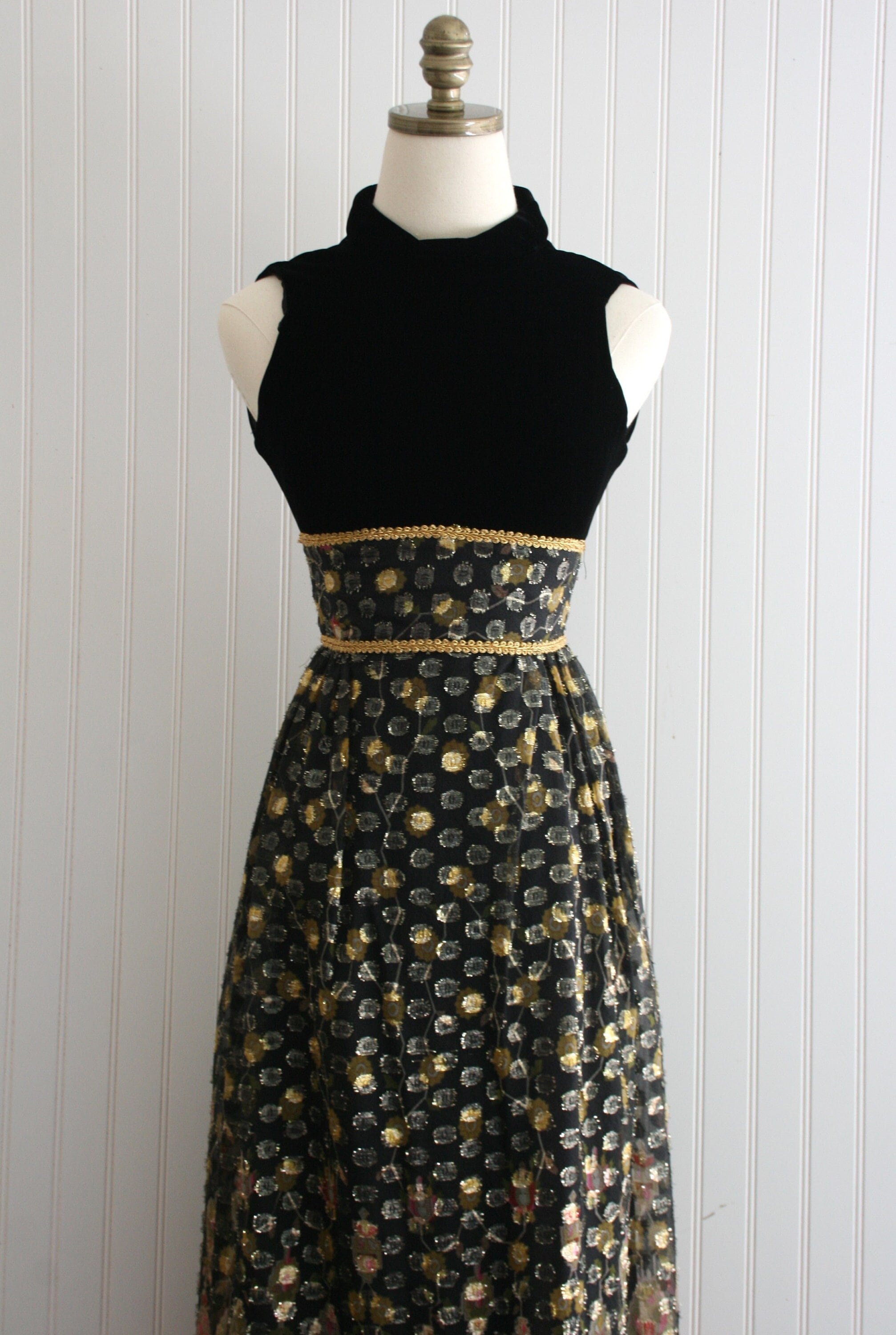 Gold Lame Halter - Etsy