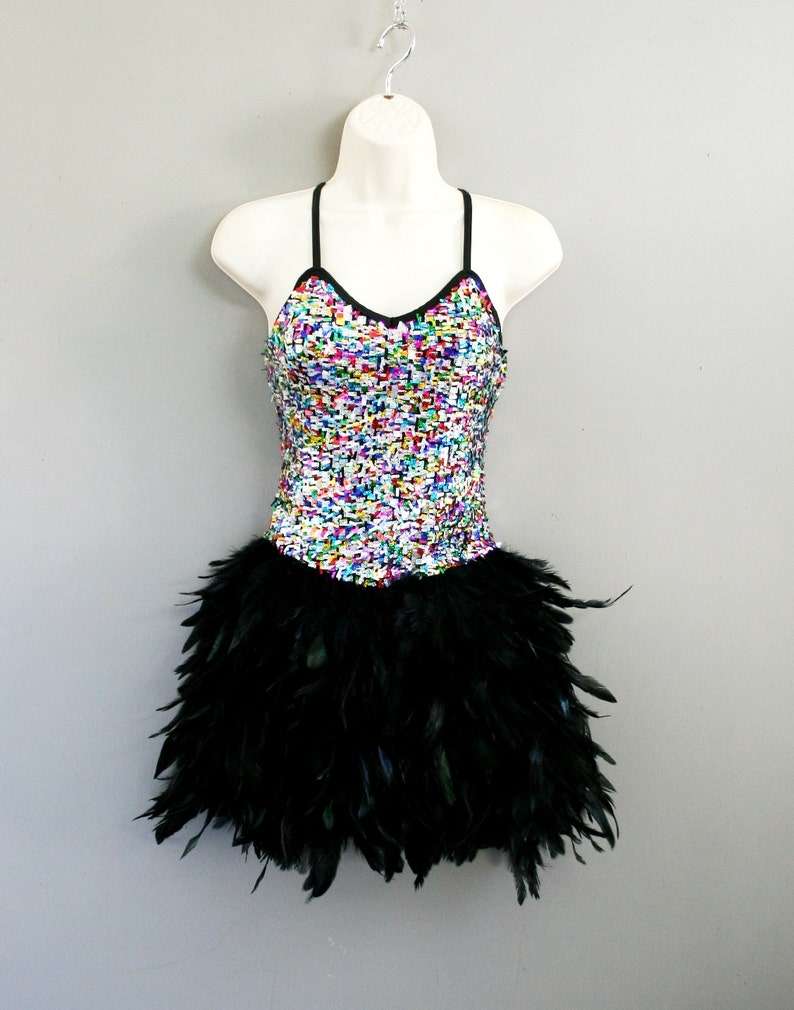 cocktail dresses with feather skirt