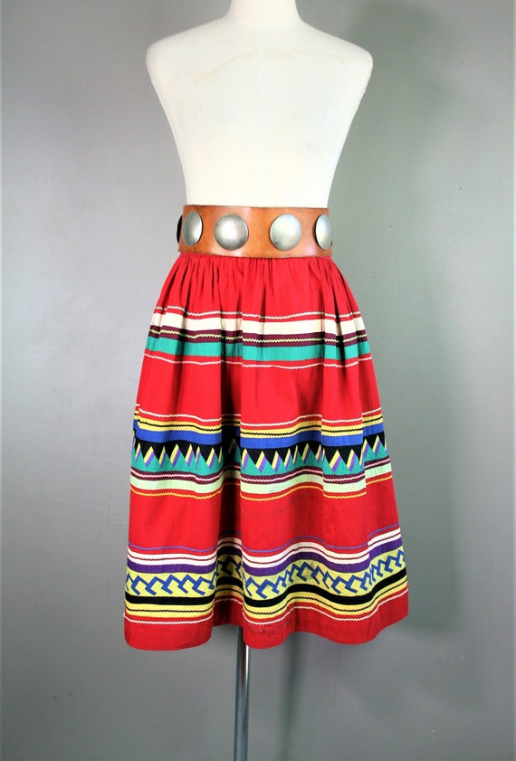 SEMINOLE - Pieced Patchwork skirt - "as is" - Circ