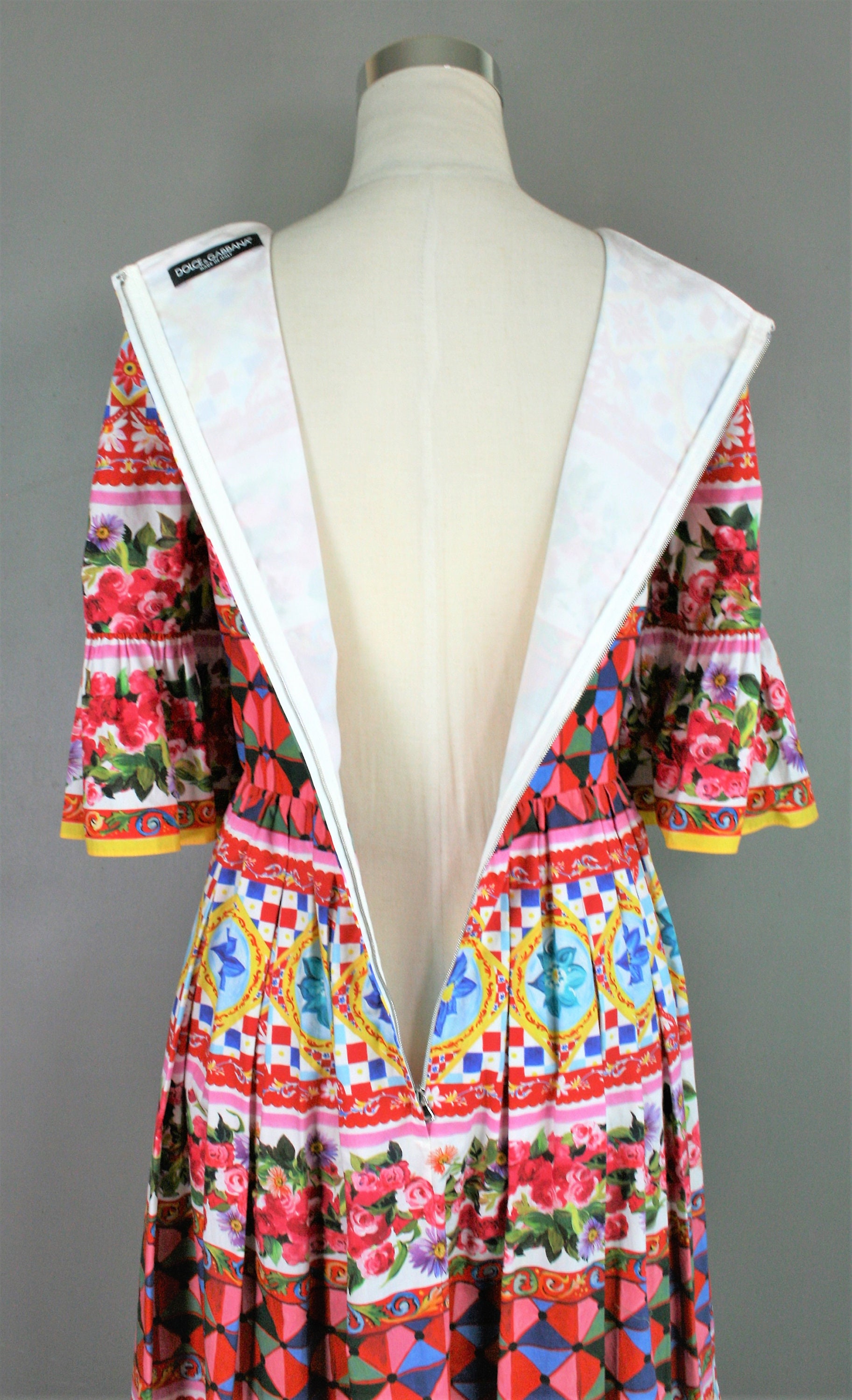 Dolce & Gabbana, Mambo, Multicolor , Cotton Fit and Flare Dolce & Gabbana, Mambo, Multicolor , Cotton Fit and Flare