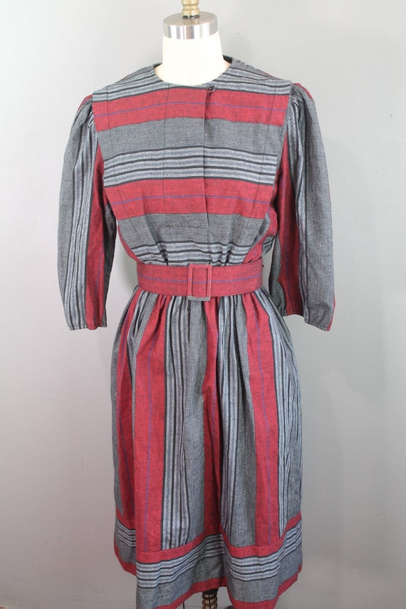 1970's Carol of New York Shirtdress-Size 12 - image 1