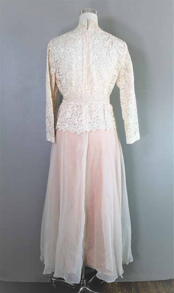 Oh Heavenly Day - Lace Bodice - Chiffon Blush Ski… - image 4