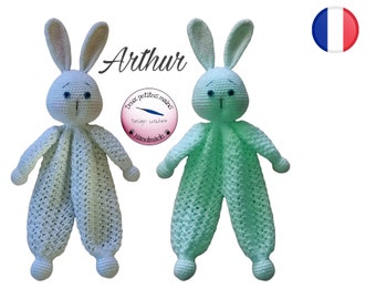 Patron tutoriel Crochet  le lapin Amigurumi Français Version-PDF-Email livraison