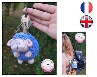 Patron tutoriel Crochet PELUCHE le mouton Pattern/Patron  Amigurumi Français et Anglais Version-PDF-Email livraison