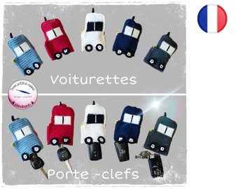 Pattern tutorial Hook Cart key ring French Version-PDF-Email delivery