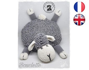 Crochet Bouclette tutorial pattern-Amigurumi French English Version-PDF-Email delivery