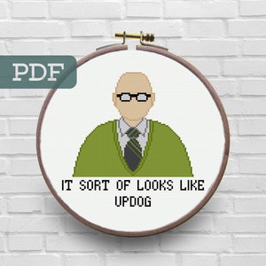 Looks Like Updog Cross Stitch Pattern - Colin Robinson Cross Stitch Pattern - What We Do in The Shadows Cross Stitch Pattern - WWDITS