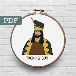 Patrón de punto de cruz de Nandor el Implacable - WWDITS (Patrón en PDF)