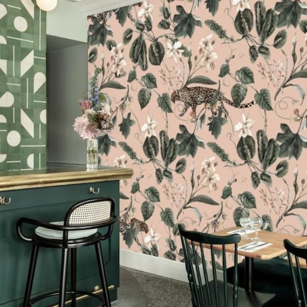 Floral Print Wallpaper Border Etsy UK