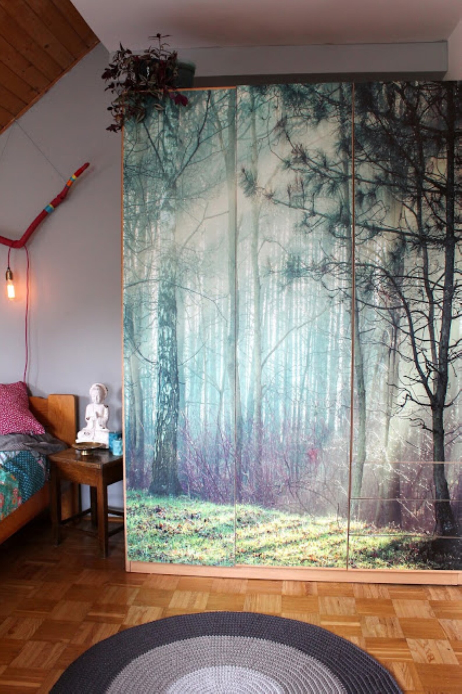 Forest Wall Mural Removable Wallpaper Forest Mural Peel & Etsy