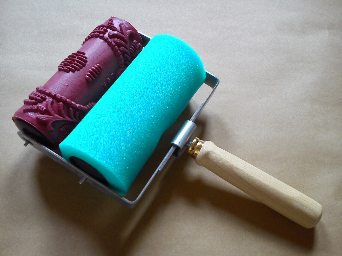 Paint Roller Set Patterned Paint Roller Set Etsy
