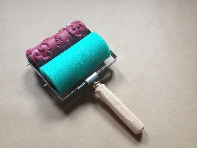 Paint Roller Set Patterned Paint Roller Set Etsy
