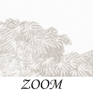 Puede incluir: Un fondo blanco con un patr&oacute;n abstracto gris en forma de cordillera. La palabra "ZOOM" est&aacute; escrita en negro en la parte inferior de la imagen.