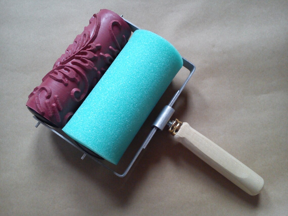 Paint Roller Set Patterned Paint Roller Set Etsy