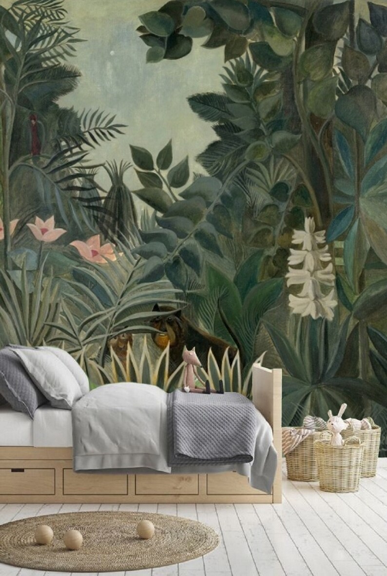 Wallpaper Wall mural Removable Wallpaper Floral Wallpaper Peel and Stick Wallpaper Self adhesive wallpaper #114 Removable Wallpaper