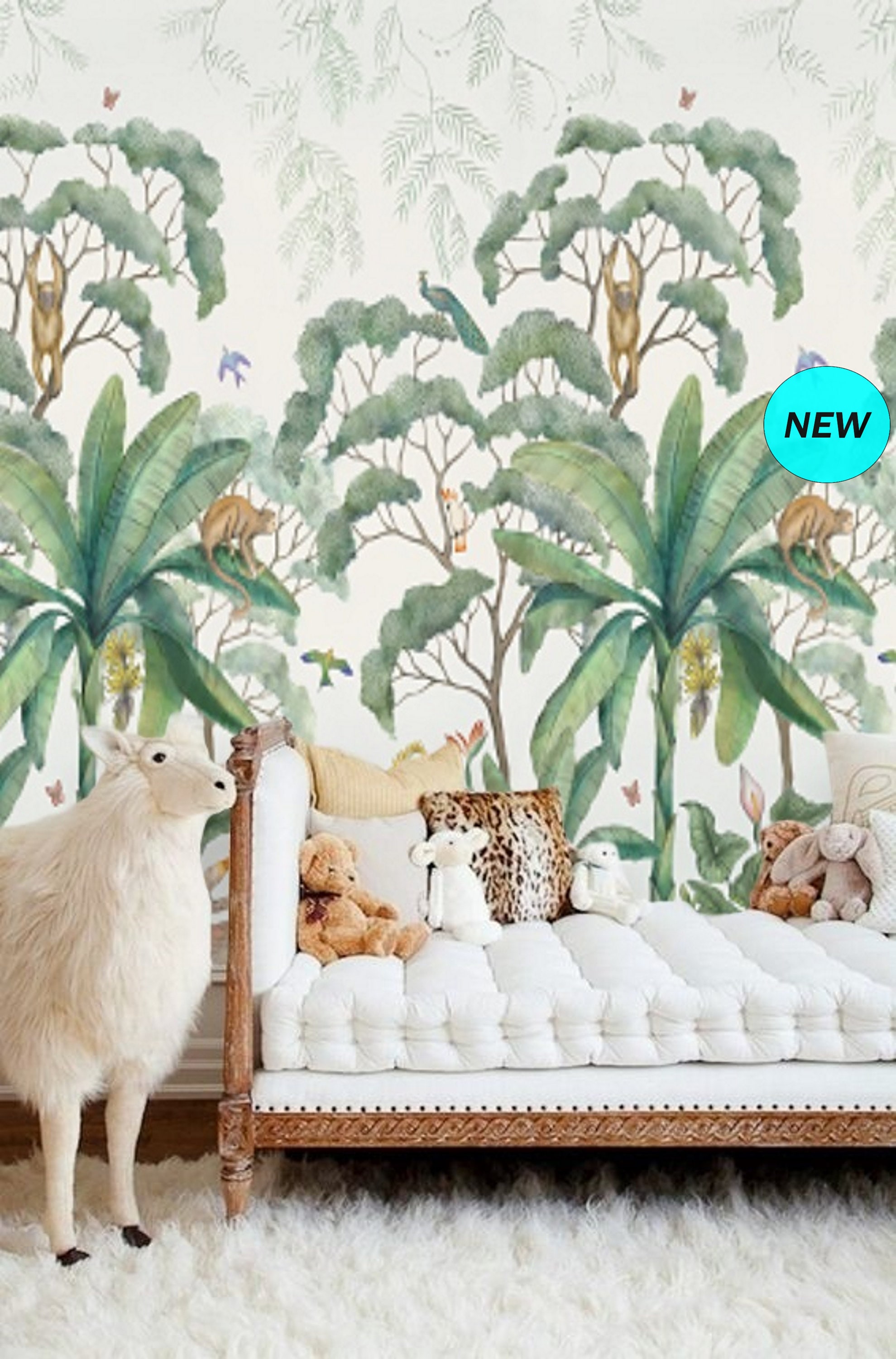 Buy Jungle Wallpaper Online In India  Etsy India