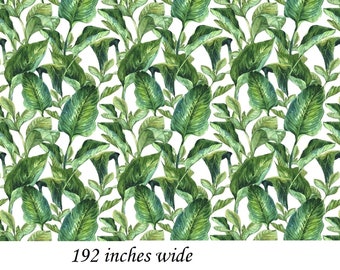 Banana Leaf Wallpaper Wall Mural Removable, Wallpaper Mural Peel and Stick, Tropical Self Adhesive Wallpaper in size 192" wide x 103" high