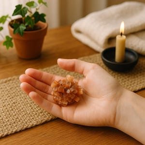 Aragonite natural stone crystal specimen for your mineral gemstone & rock collection, healing crystal grid or boho decor Aragonite 1/5 inch