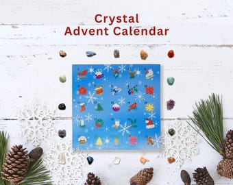 Crystal Advent Calendar – Gemstone Christmas Countdown Gift Box