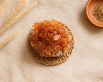 Aragonite natural stone crystal specimen for your mineral gemstone & rock collection, healing crystal grid or boho decor